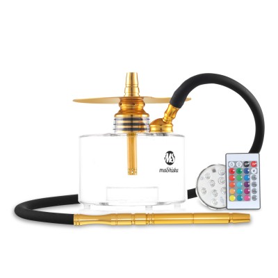 Ακρυλικός Ναργιλές Mashisha MS Narguile Mignon Gold 20cm